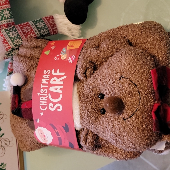 Christmas Scarf - snowman - Picture 9 of 12